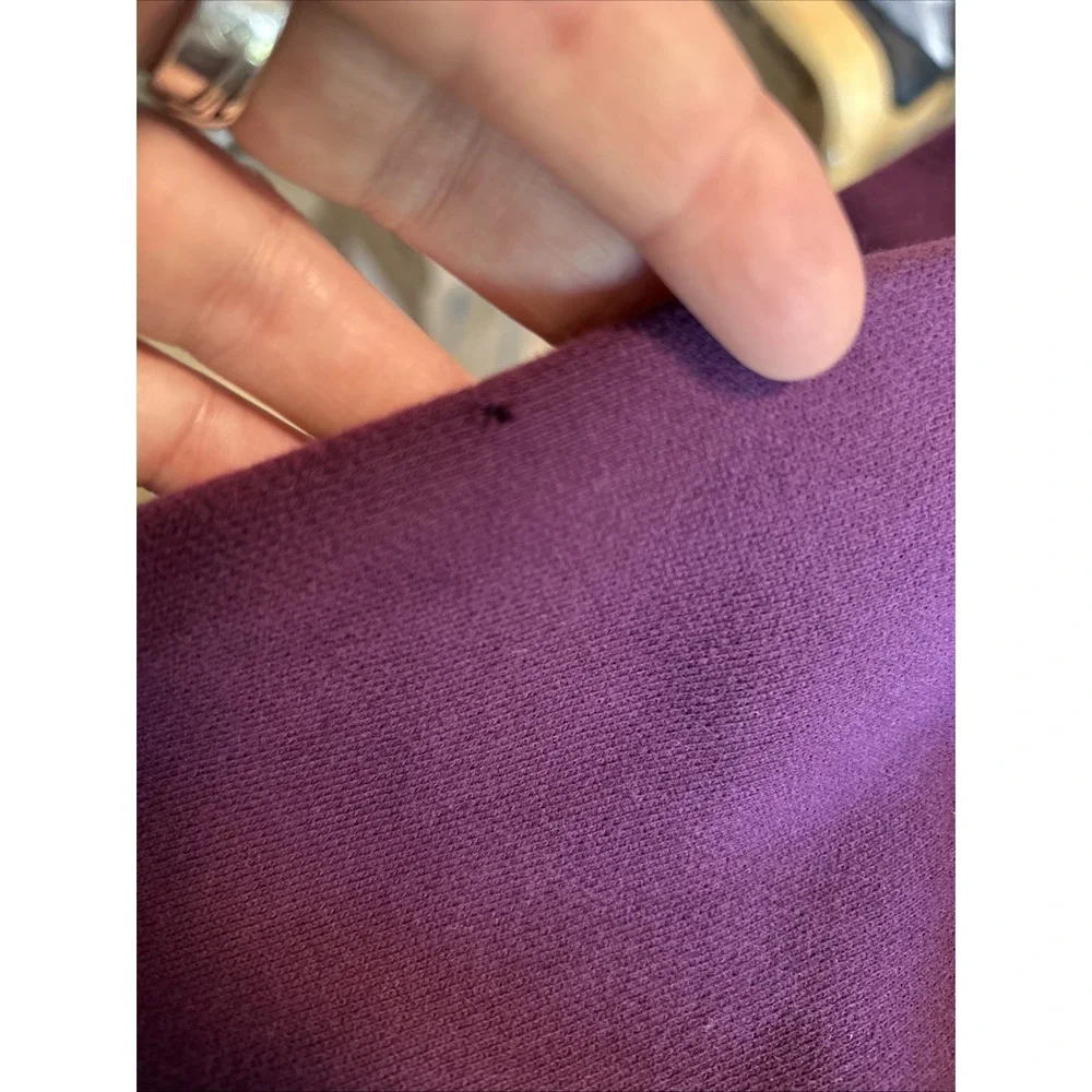Lululemon Women's Full Zip Hoodie Sweatshirt Purple Size 8 - As-Shown - Picture 9 of 9